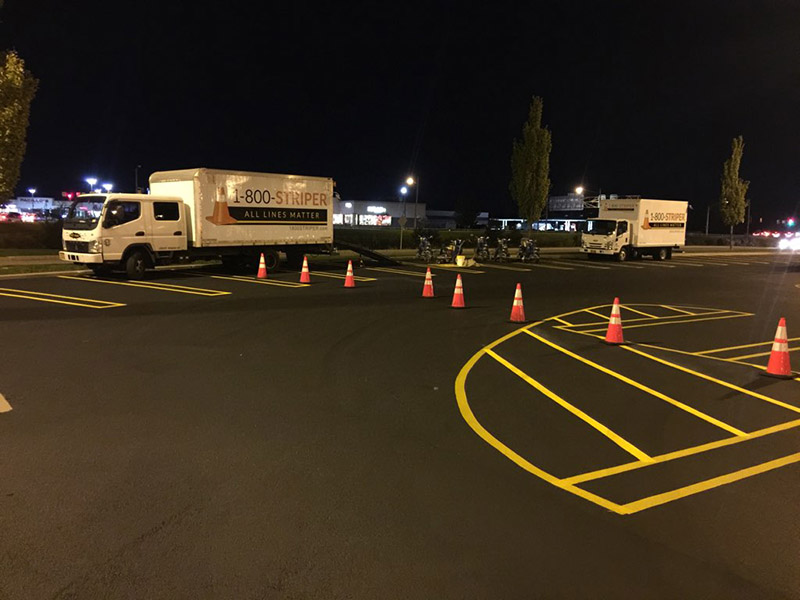 Parking Lot Striping Pictures & Design Gallery 1800STRIPER