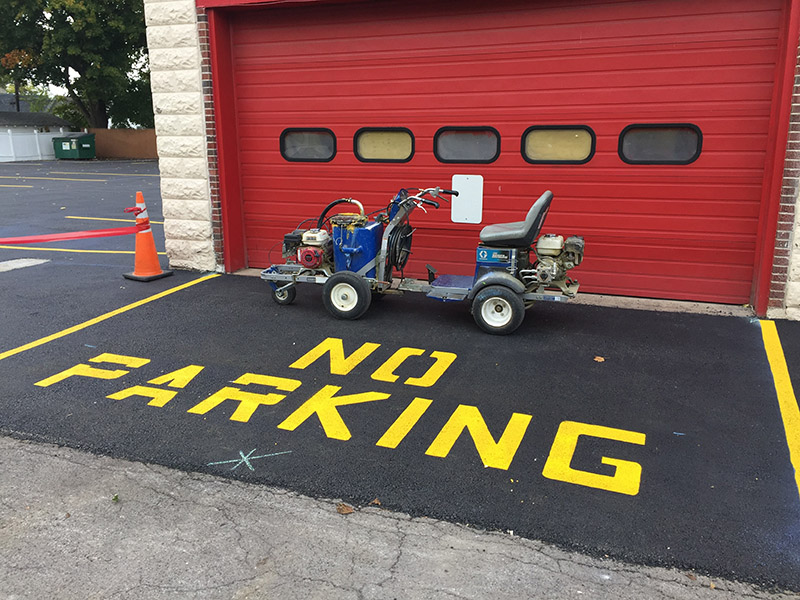 Parking Lot Striping Pictures & Design - Gallery 1-800-STRIPER