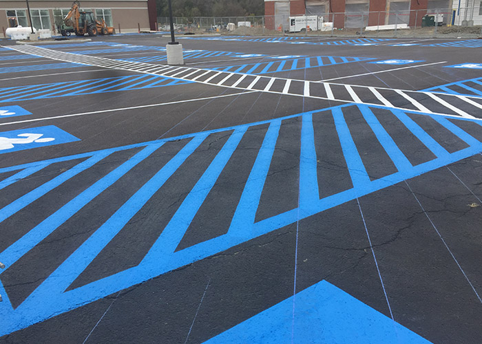 Parking Lot Striping Pictures & Design Gallery 1800STRIPER