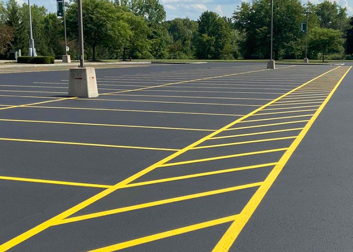 Parking Lot Striping Pictures & Design - Gallery 1-800-STRIPER