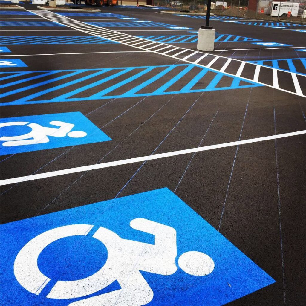 Parking Lot Striping Photo Gallery | 1-800-STRIPER®