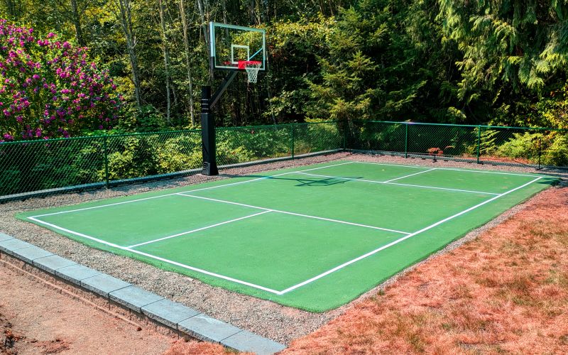 1-800-STRIPER | Pickleball Court Painting: A Complete Guide for a Perfect Court White and green pickleball court painting in Bellevue, WA