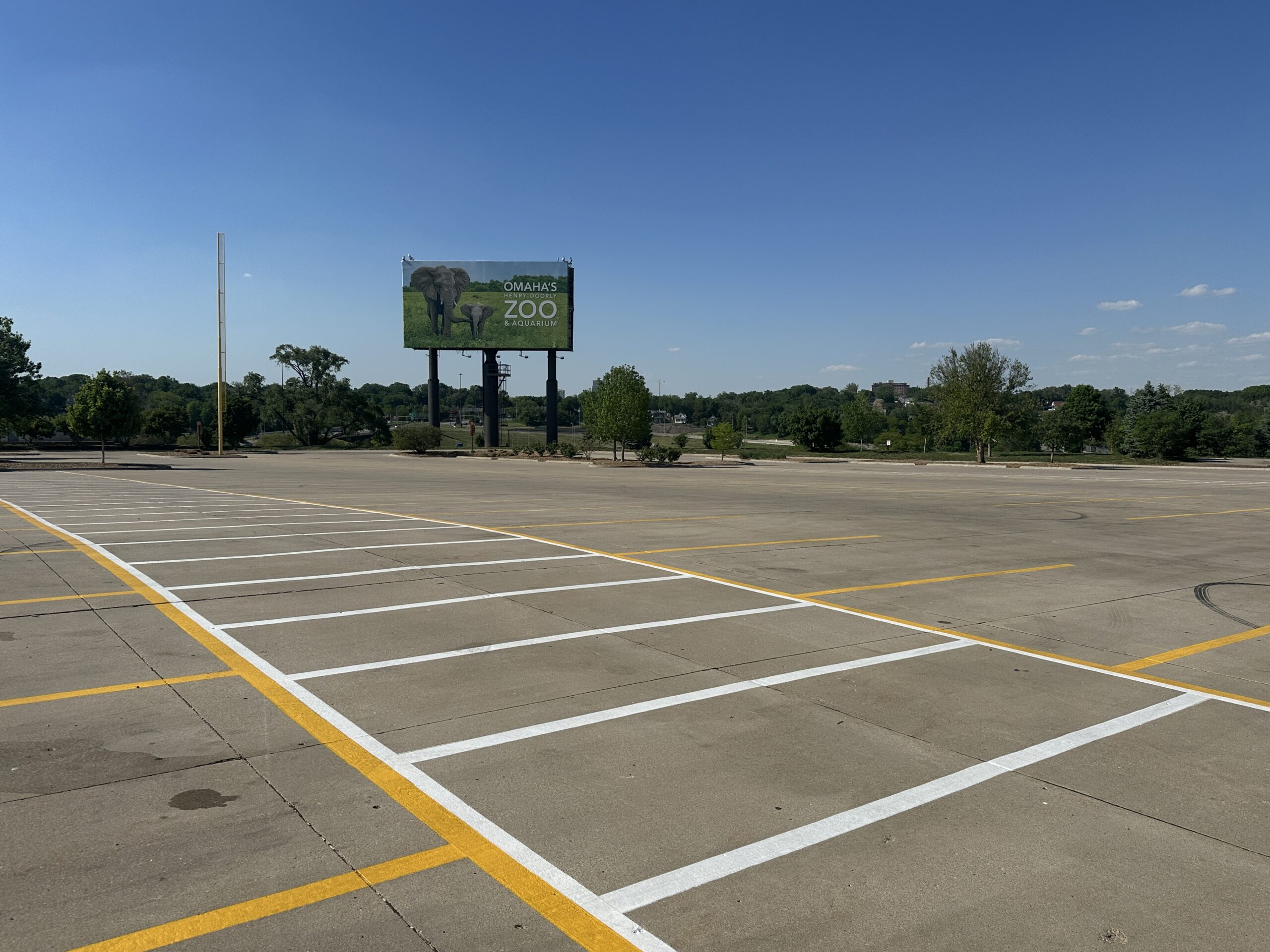 1-800-STRIPER | Parking Lot Striping at The Omaha Henry Doorly Zoo 1-800-STRIPER | Parking Lot Striping at The Omaha Henry Doorly Zoo