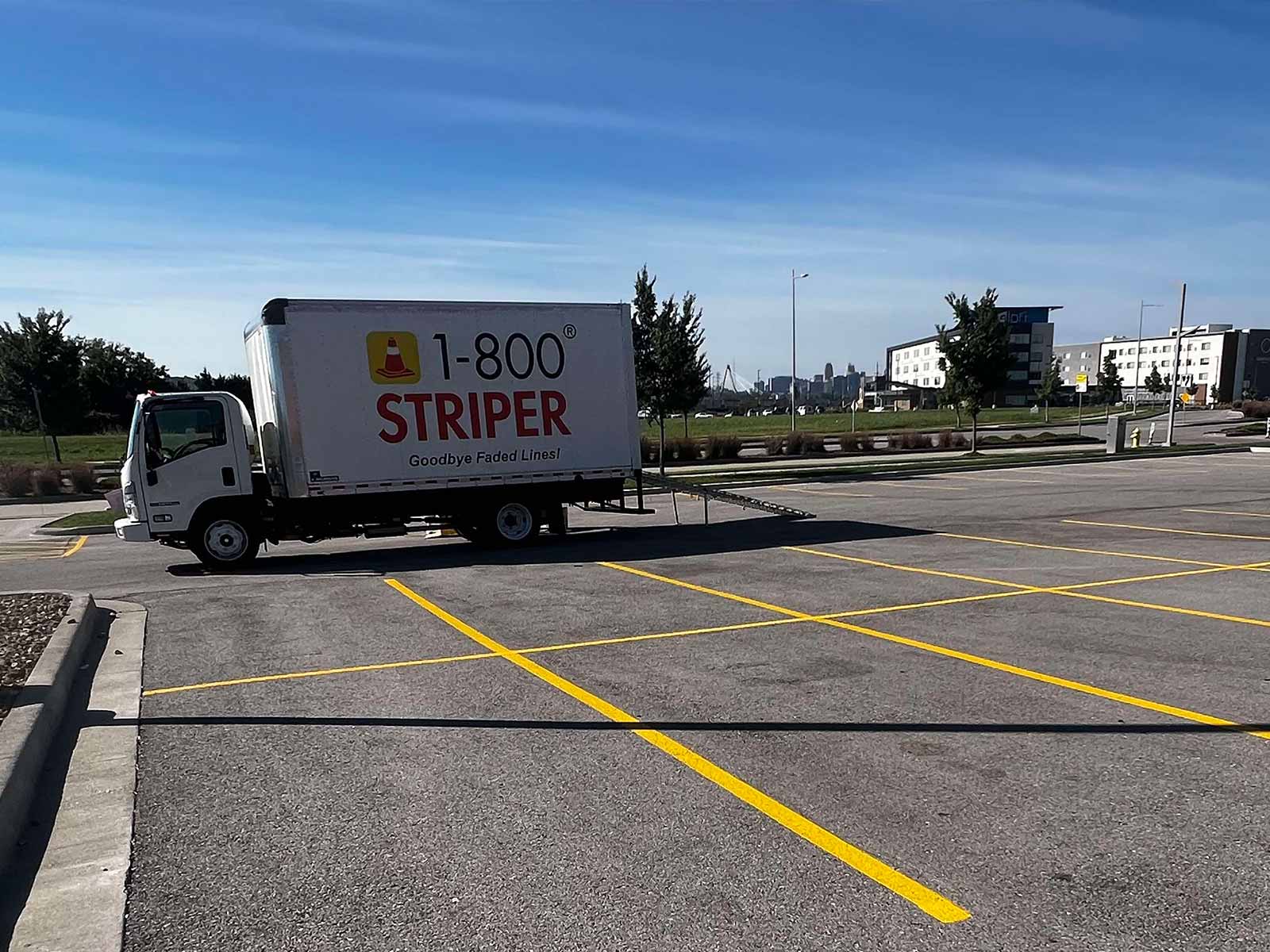 parking lot striping