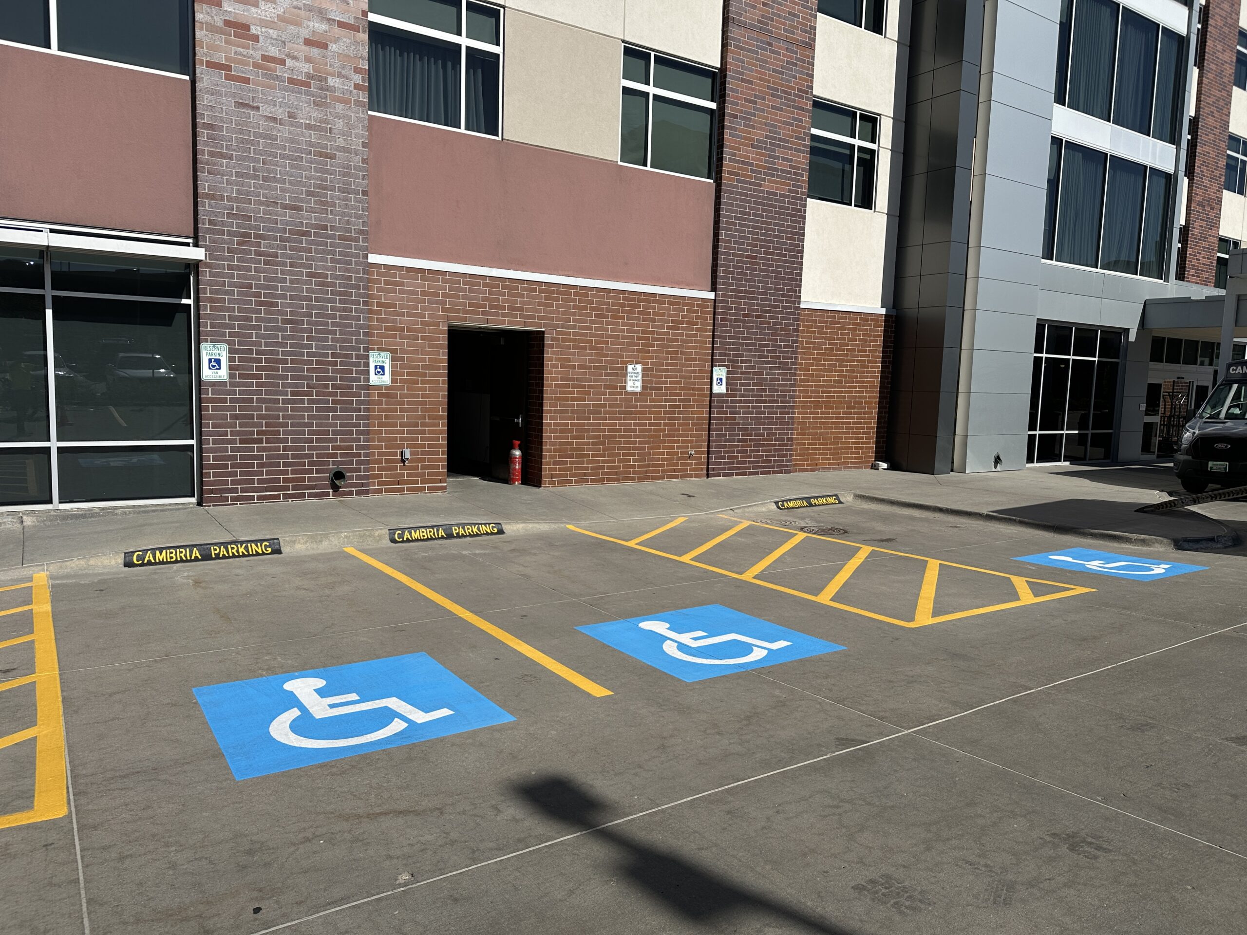 parking lot striping in Queen Anne