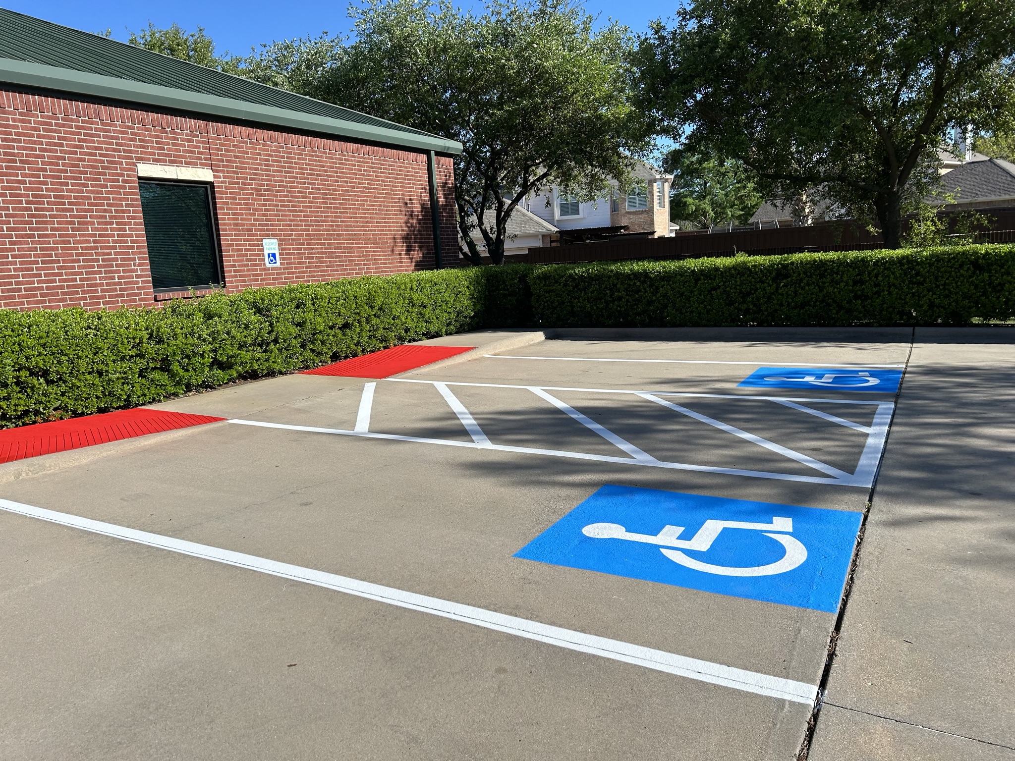 parking lot striping in edmonds