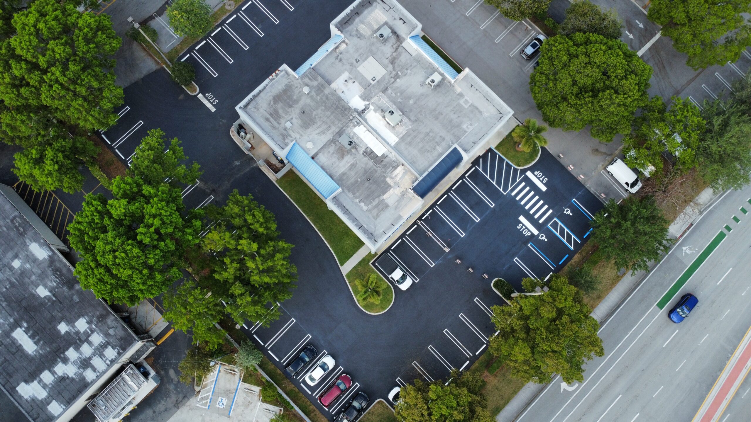Parking Lot Striping in Capitol Hill